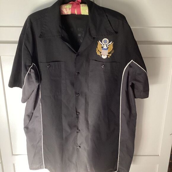 Biker Wear Mens Bike Week Daytona Beach 2015 Button Down Shirt Sz L Supporting T - Picture 2 of 8